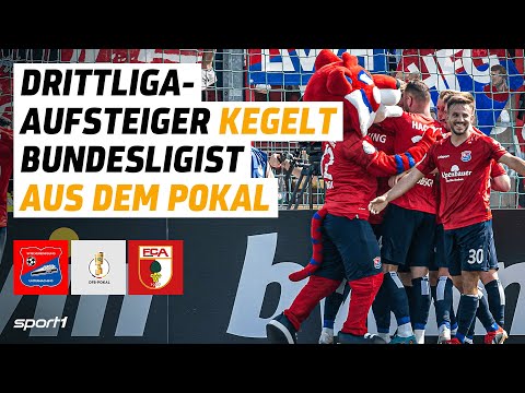 SpVgg Unterhaching - FC Augsburg | DFB-Pokal 1. Runde Tore und Highlights