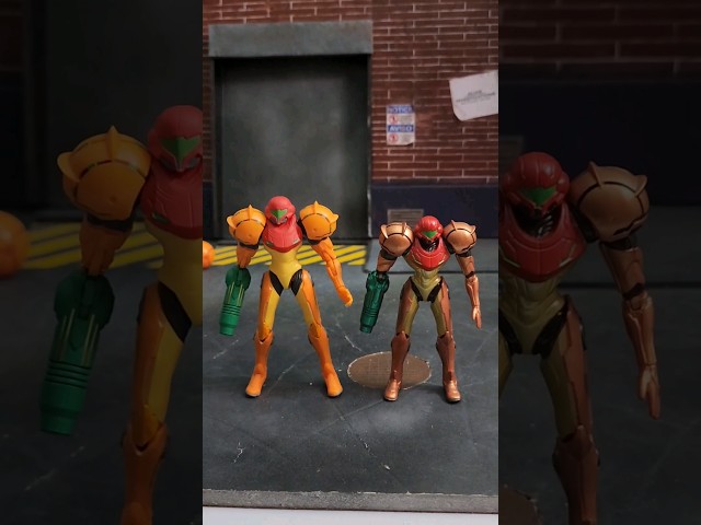 Vídeo relacionado con Nintendo Metroid Prime Samus - Figura de coleccionista de 6,3 cm, Paquete de 3 Unidades, con Licencia Oficial de Jakks Pacific, Incluye Traje Varia, Phazon y Gravity, diseños detallados, Embalaje de