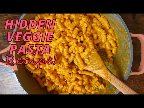 Creamy HIDDEN VEGGIE PASTA Recipe! Delicious, Healthy, Vegetable-Packed Weeknight Dinner Pasta!