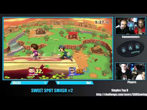 Sweet Spot Sm4sh #2 Top 8 -SFA | SS vs. Doc.