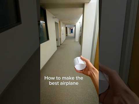 HOW TO MAKE THE BEST AIRPLANE | EASY PAPER AIRPLANE TUTORIAL STEP BY STEP |