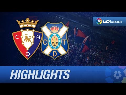 Resumen de Osasuna (3-2) CD Tenerife - HD