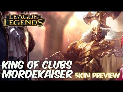 KING OF CLUBS MORDEKAISER (Final) - Skin Preview Gameplay - League of Legends - 【PBE】