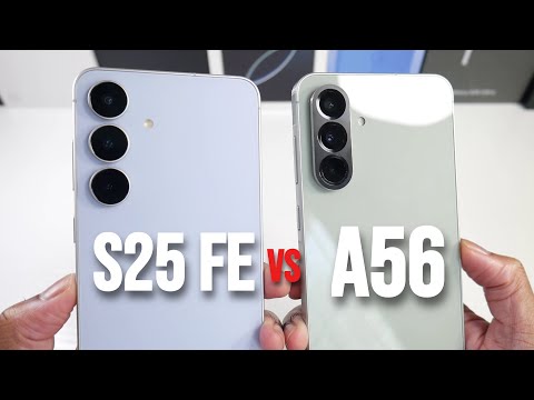 Samsung Galaxy S25 FE VS Samsung Galaxy A56 - (Speed Test, Camera Comparison, Speakers & PUBG)