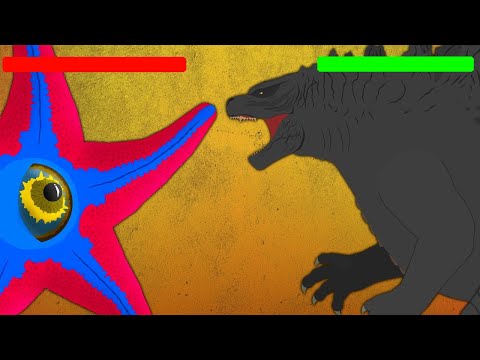 GODZILLA VS STARRO With Health Bars