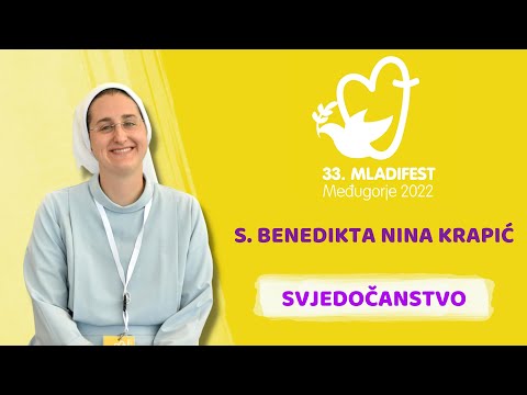 33. MLADIFEST SVJEDOČANSTVO: S. Benedikta Nina Krapić