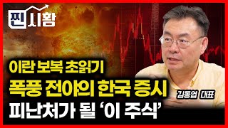 [#찐시황]  중동 전쟁 공포에 빠진 증시, 긴 조정장 온다 / 이란의 보복 시작되면.. 피난처가 될 이 주식 ㅣ김동엽 대표