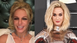Britney Spears RESPONDS To Katy Perry&#39;s Mental Health Joke From The 2017 Grammys Red Carpet