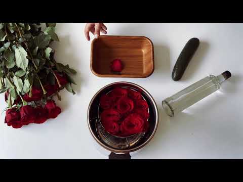 Cucumber and Rose Gin at Home