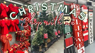 CHRISTMAS DECOR SHOP WITH ME 2023 | Walmart Christmas Shop with me | Christmas Decor Ideas