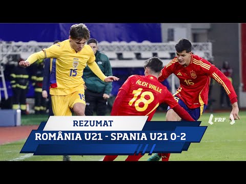 Calificări EURO 2027: România U21 - Spania U21 0-2 (Rezumat, 19.11.2025)