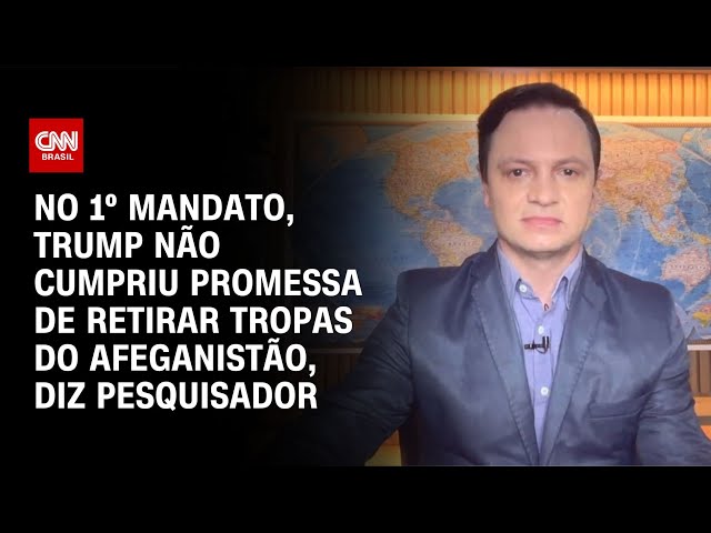 No 1º mandato, Trump não retirou as tropas do Afeganistão, diz pesquisador | WW ESPECIAL