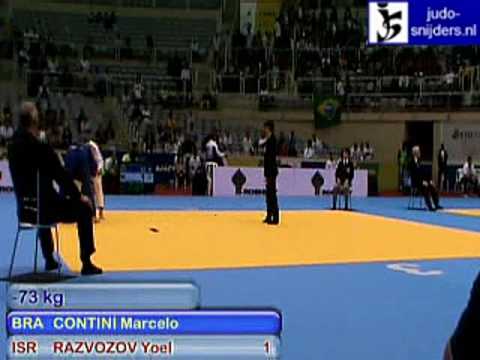 Judo 2009 Rio de Janeiro: Contini (BRA) - Razvozov (ISR) [-73kg].