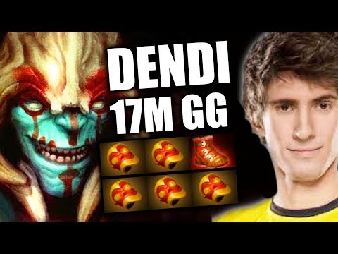 DENDI [Huskar] 17M GG Unstoppable 5x Bracer Build Dota 2 Full Pro Gameplay