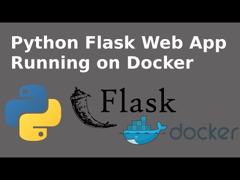 Python Flask Web App Run On Docker Python Web On Docker Container Docker Tutorial For Beginners