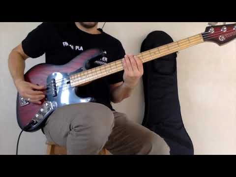 BassX Showcase - Maruszczyk Elwood 4P Red Burst