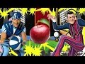 Exhibition Match But Every Hit Replaced With Sportacus Hitting An Apple Every Time More Distorted
