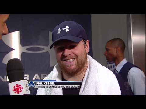 HNIC - Last Minute of the Third - Kessel Post Game Interview - Leafs WIN - Apr 13th 2013 (HD)