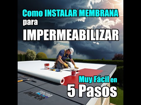 thumbnail video image 2 of Membrana Para Impermeabilizar Super Reforzada 1.10 X 10 Mt, 2 of 8