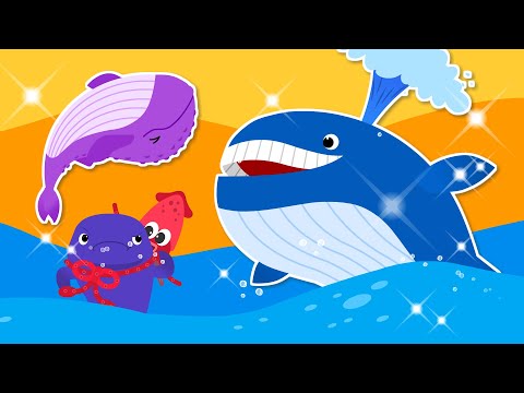 [Sing Along] Whale Song | Summer Sea Animal Song | Nursery Rhymes & Kids Songs
