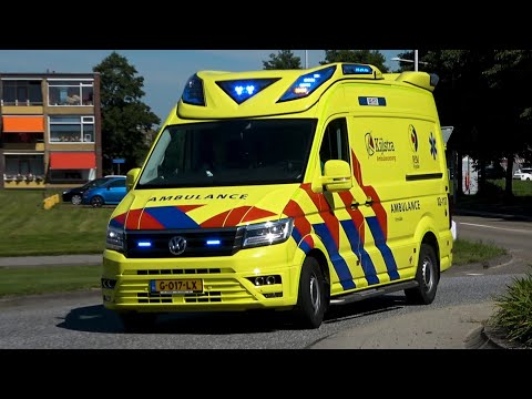 [1800ste video] A1, Otaris CR Ambulances 02-117 & 02-118 Dokkum naar meldingen
