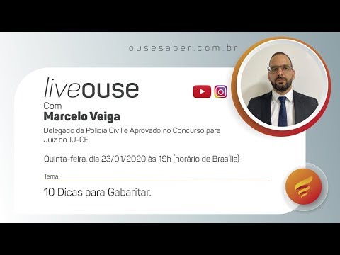 Live Ouse Saber | Tema: 10 Dicas para Gabaritar Processo Penal