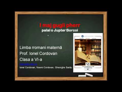 Ionel Cordovan - limba rromani clasa a VI a I maj gugli pherr