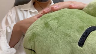 【ASMR】心音、お腹の音✖みがわりをなでる音  Heartbeat and Stomach Sounds/Stroking Pokémon