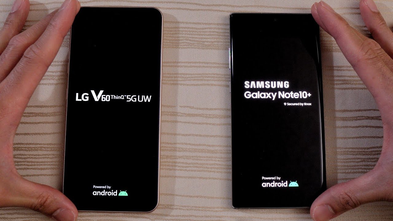 LG V60 vs Samsung Note 10 Plus SPEED TEST!