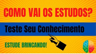 TESTE DE CONHECIMENTOS GERAIS COM RESPOSTAS | SUPER QUIZ | ESTUDE BRINCANDO E SE DIVIRTA