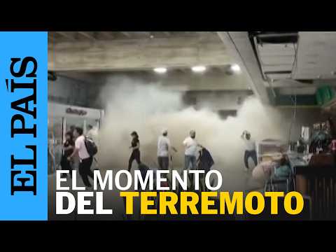 VENEZUELA | El momento del TERREMOTO desde el aeropuerto Simón Bolívar | EL PAÍS