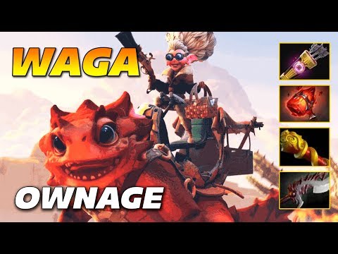 WAGA SNAPFIRE OWNAGE - NEW HERO! - PATCH 7.23 DOTA 2