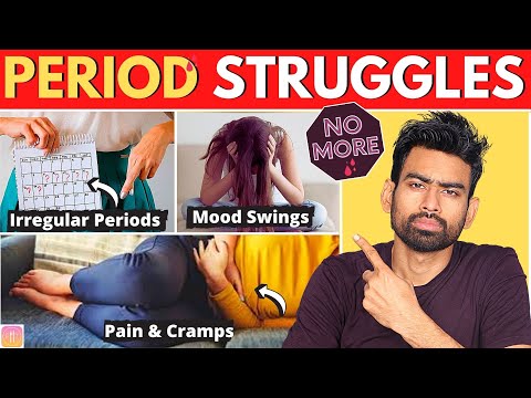 SAY GOODBYE to Period Problems Forever (Irregular Periods, Menstrual Cramps, PMS, Over Bleeding etc)