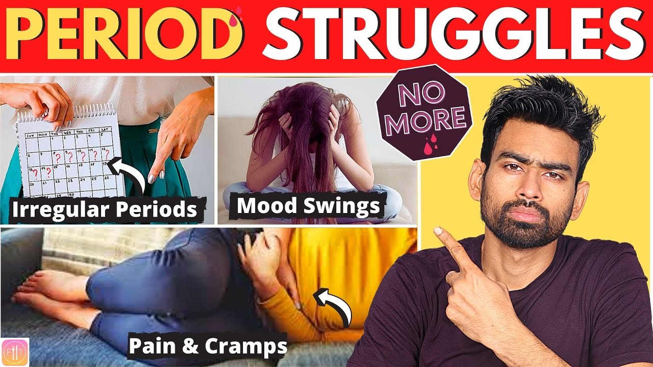 SAY GOODBYE to Period Problems Forever (Irregular Periods, Menstrual Cramps, PMS, Over Bleeding etc)