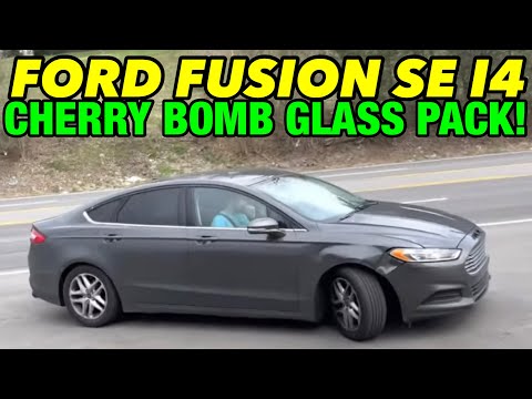 2016 Ford Fusion SE I4 Exhaust w/ CHERRY BOMB GLASS PACK!