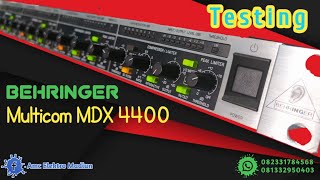 Video thumbnail for Testing compressor behringer multicom mdx4400 by PMD audio