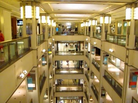 Very Nice Fujitec Traction Elevators at the 900 North Michigan Shops, Chicago, IL