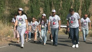 Հայ եկեղեցու համաշխարհային երիտասարդական միավորման 250 մասնակիցները՝ Արցախում