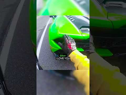 Biker Dropped Everything For This Lambo! 🛑