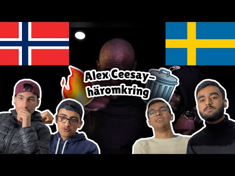 Norwegians React To (Swedish Rap) Reacting Til Alex Ceesay - Häromkring (Officiell Video)