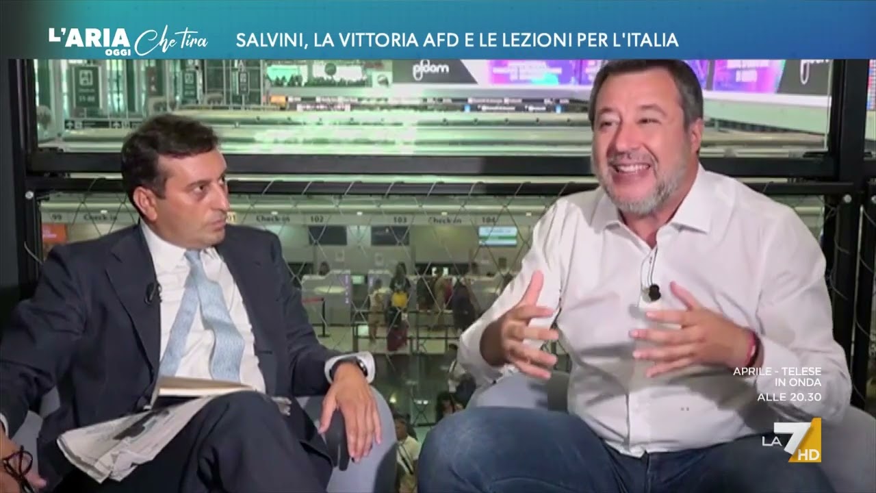 David Parenzo intervista Matteo Salvini, che aveva promesso: "Vengo solo senza Parenzo"