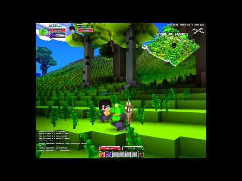 Cube World Ranger and Mage Multiplayer Let's Play (Death by a Squirrel)