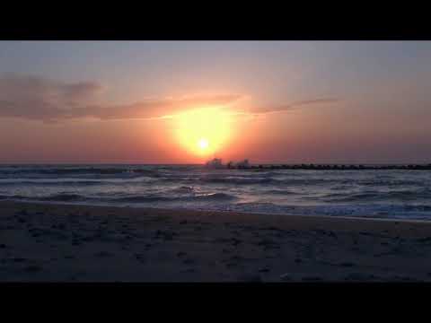 Hakusan Tedorigawa Geopark Scenery: Komaiko Seaside Sunset | 白山手取川ジオパーク景色：小舞子海岸夕日