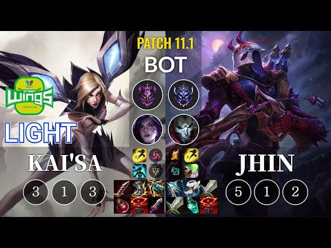 JAG Light Kai'Sa vs Jhin Bot - KR Patch 11.1