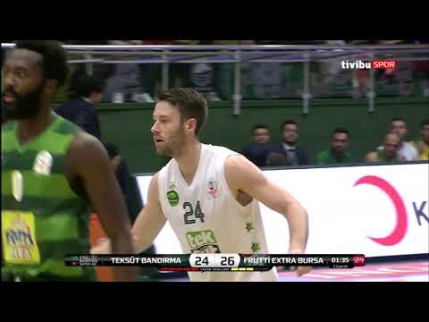 Maç Özeti:Teksüt Bandırma BK - Frutti Extra Bursaspor 6.Hafta Maç Özeti