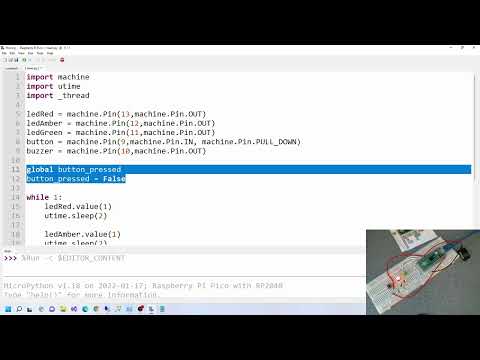 Raspberry Pi Pico - MicroPython - Simple Tutorials - Lesson 10: Making A Puffin Crossing! (Threads)