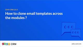How to clone email templates across the modules?