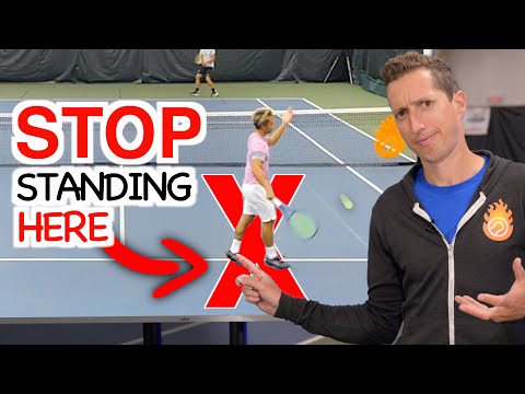 Stop Standing HERE in tennis! (Why you get Passed)