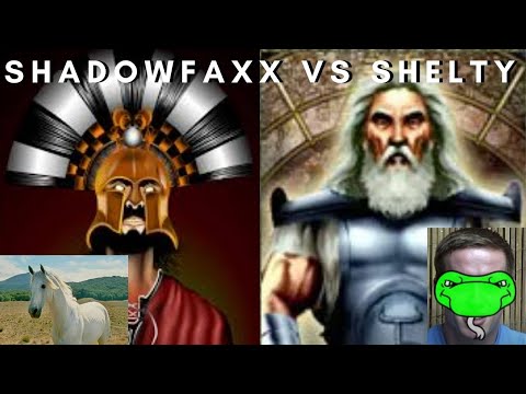 Shadowfaxx (Hades) vs Shelty (Oranos) - Age of Mythology: The Titans (Game 2)