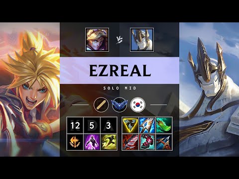 Ezreal Mid vs Galio - KR Diamond Patch 25.08
